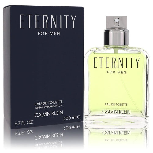 Eternity by Calvin Klein Eau De Toilette Spray 6.7 oz (Men) - Caressed Parfum
