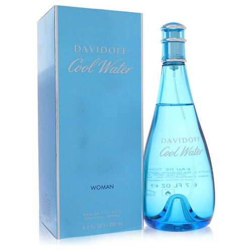 Cool Water by Davidoff Eau De Toilette Spray 6.7 oz (Women) - Caressed Parfum