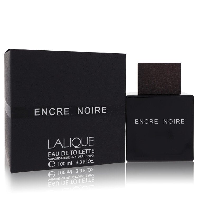Encre Noire by Lalique Eau De Toilette Spray 3.4 oz (Men) - Caressed Parfum