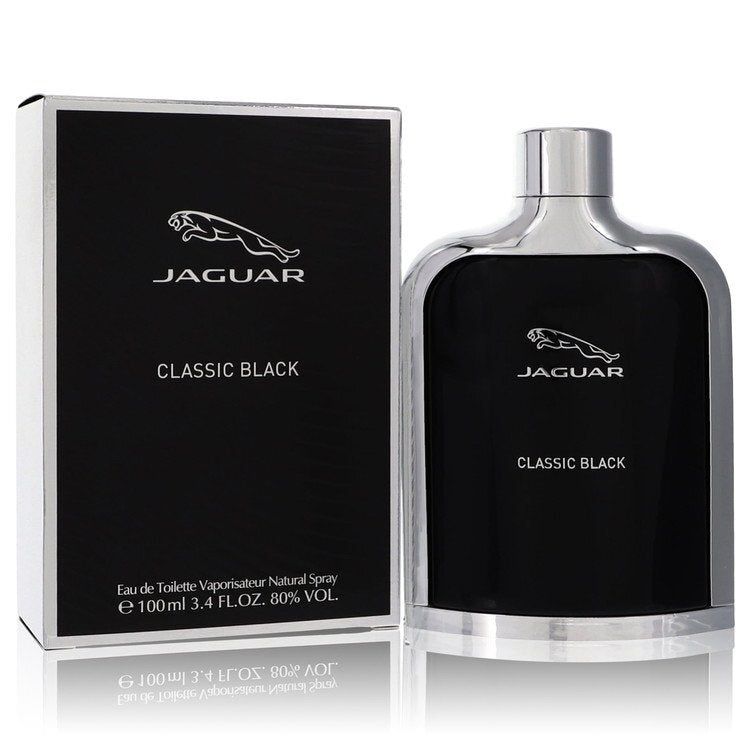 Jaguar Classic Black by Jaguar Eau De Toilette Spray 3.4 oz (Men) - Caressed Parfum