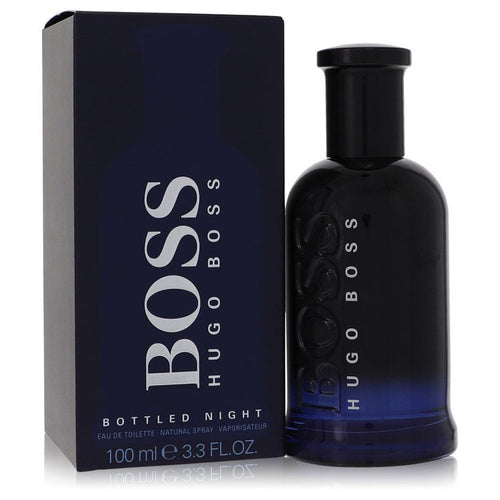 Boss Bottled Night by Hugo Boss Eau De Toilette Spray 3.3 oz (Men) - Caressed Parfum