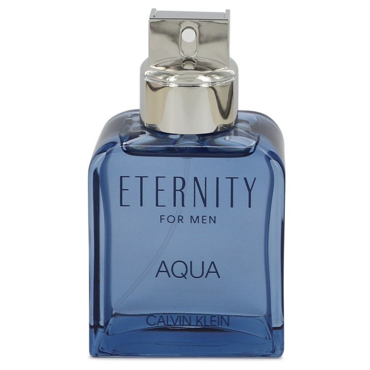 Eternity Aqua by Calvin Klein Eau De Toilette Spray (Tester) 3.4 oz (Men) - Caressed Parfum