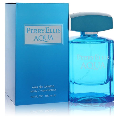 Perry Ellis Aqua by Perry Ellis Eau De Toilette Spray 3.4 oz (Men) - Caressed Parfum