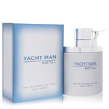 Yacht Man Metal by Myrurgia Eau De Toilette Spray 3.4 oz (Men) - Caressed Parfum