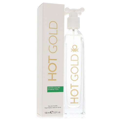 Hot Gold by Benetton Eau De Toilette Spray 3.3 oz (Women) - Caressed Parfum