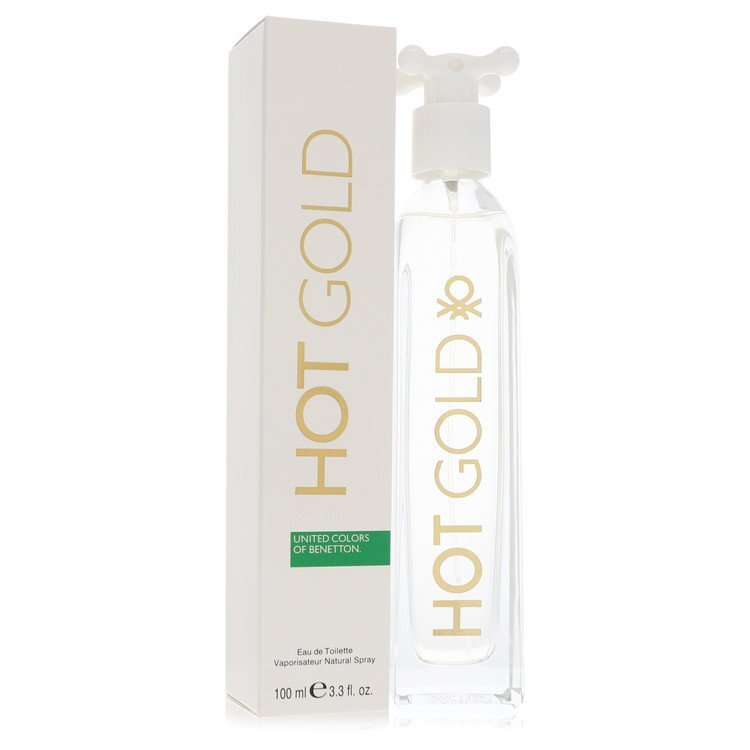 Hot Gold by Benetton Eau De Toilette Spray 3.3 oz (Women) - Caressed Parfum