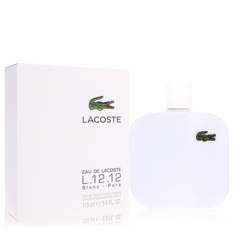 Lacoste Eau De Lacoste L.12.12 Blanc by Lacoste Eau De Toilette Spray 5.9 oz (Men) - Caressed Parfum