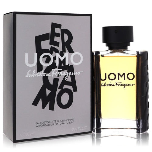 Salvatore Ferragamo Uomo by Salvatore Ferragamo Eau De Toilette Spray 3.4 oz (Men) - Caressed Parfum