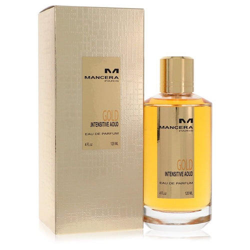 Mancera Intensitive Aoud Gold by Mancera Eau De Parfum Spray (Unisex) 4 oz (Women) - Caressed Parfum