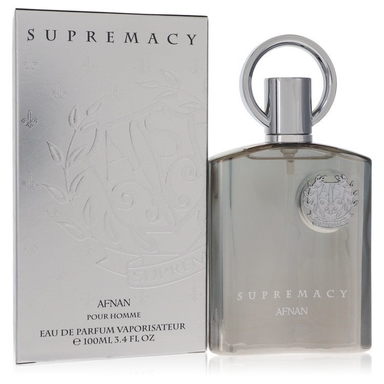 Supremacy Silver by Afnan Eau De Parfum Spray 3.4 oz (Men) - Caressed Parfum