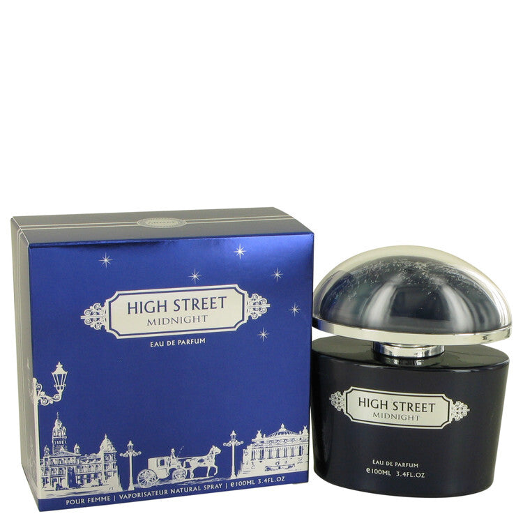 Armaf High Street Midnight by Armaf Eau De Parfum Spray 3.4 oz (Women) - Caressed Parfum