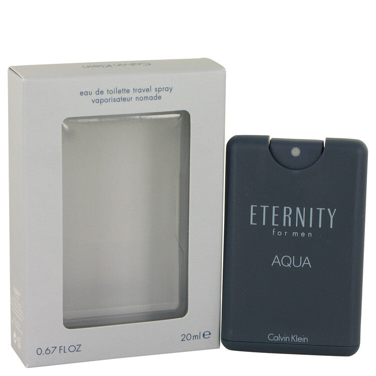 Eternity Aqua by Calvin Klein Mini EDT Spray .67 oz (Men) - Caressed Parfum