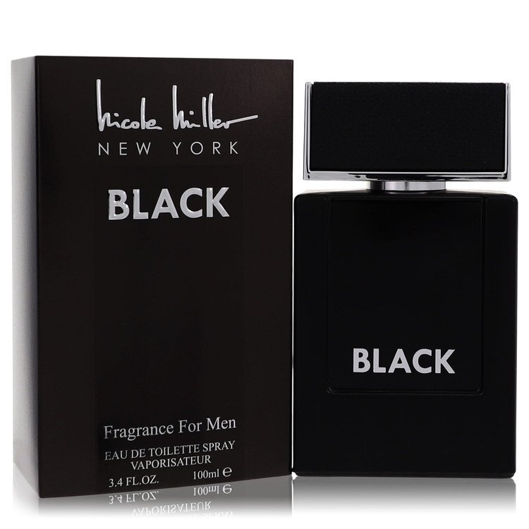 Nicole Miller Black by Nicole Miller Eau De Toilette Spray 3.4 oz (Men) - Caressed Parfum