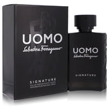 Salvatore Ferragamo Uomo Signature by Salvatore Ferragamo Eau De Parfum Spray 3.4 oz (Men) - Caressed Parfum