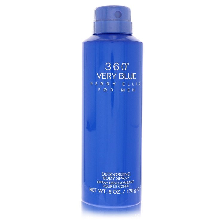Perry Ellis 360 Very Blue by Perry Ellis Body Spray (unboxed) 6.8 oz (Men) - Caressed Parfum