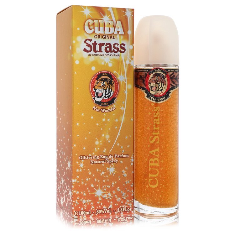 Cuba Strass Tiger by Fragluxe Eau De Parfum Spray 3.4 oz (Women) - Caressed Parfum