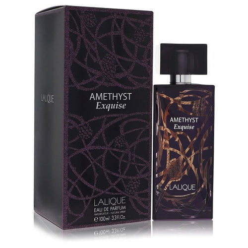 Lalique Amethyst Exquise by Lalique Eau De Parfum Spray 3.3 oz (Women) - Caressed Parfum