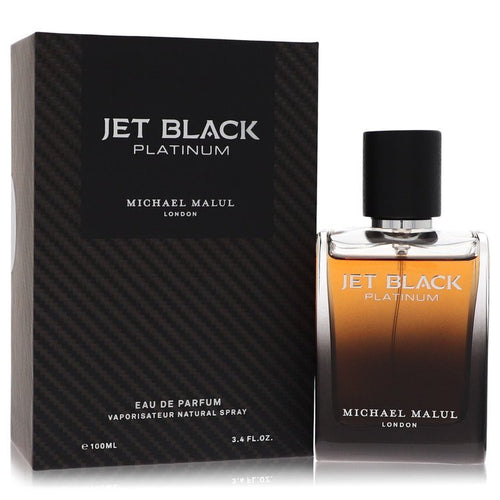 Jet Black Platinum by Michael Malul Eau De Parfum Spray 3.4 oz (Men) - Caressed Parfum