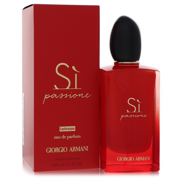 Armani Si Passione Intense by Giorgio Armani Eau De Parfum Spray 3.4 oz (Women) - Caressed Parfum