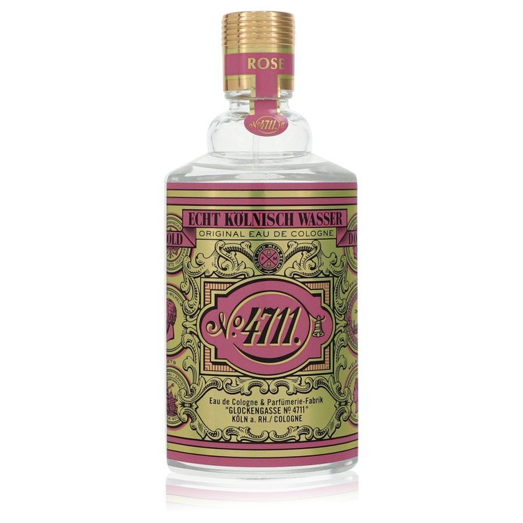 4711 Floral Collection Rose by 4711 Eau De Cologne Spray (Unisex Unboxed) 3.4 oz (Men) - Caressed Parfum