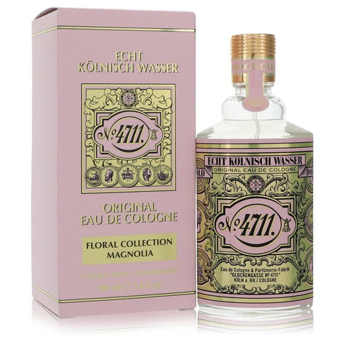 4711 Floral Collection Magnolia by 4711 Eau De Cologne Spray (Unisex) 3.4 oz (Women) - Caressed Parfum