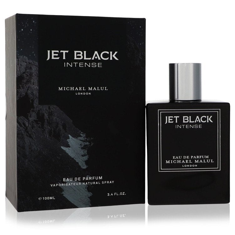 Jet Black Intense by Michael Malul Eau De Parfum Spray 3.4 oz (Men) - Caressed Parfum