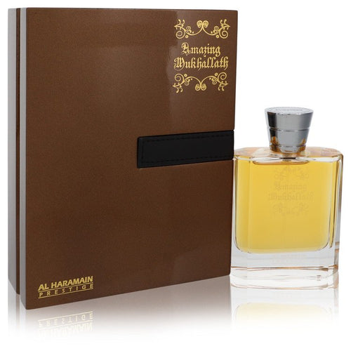 Al Haramain Amazing Mukhallath by Al Haramain Eau De Parfum Spray (Unisex) 3.4 oz (Men) - Caressed Parfum