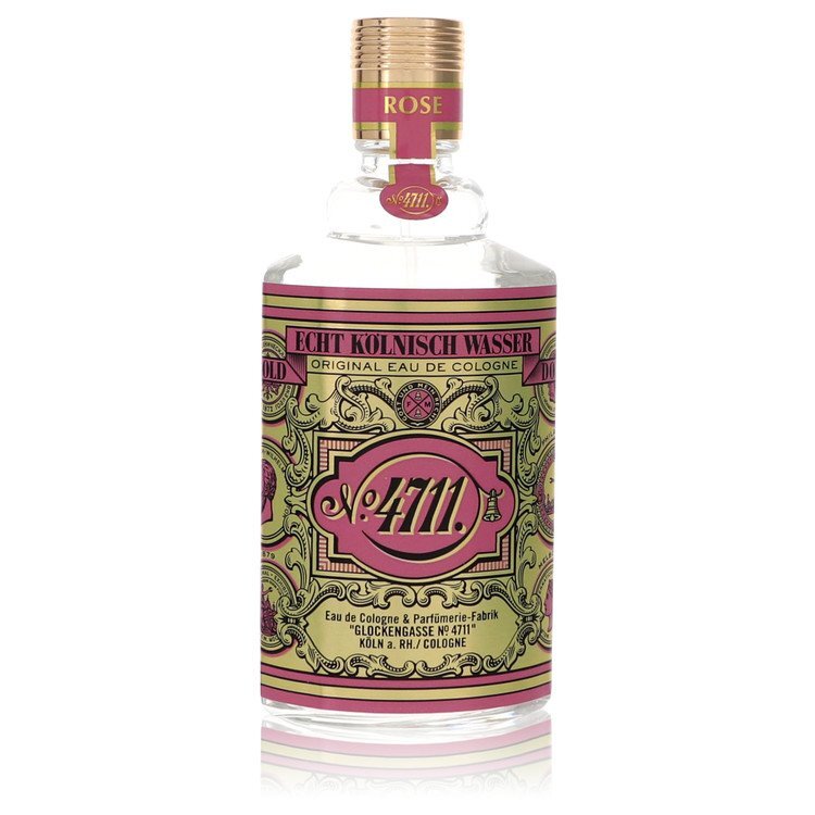 4711 Floral Collection Rose by 4711 Eau De Cologne Spray (Unisex Tester) 3.4 oz (Men) - Caressed Parfum