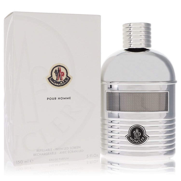 Moncler by Moncler Eau De Parfum Spray (Refillable + LED Screen) 5 oz (Men) - Caressed Parfum