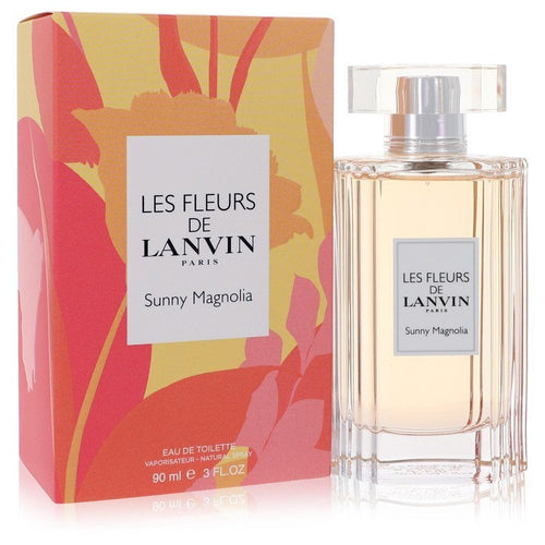 Les Fleurs De Lanvin Sunny Magnolia by Lanvin Eau De Toilette Spray 3 oz (Women) - Caressed Parfum