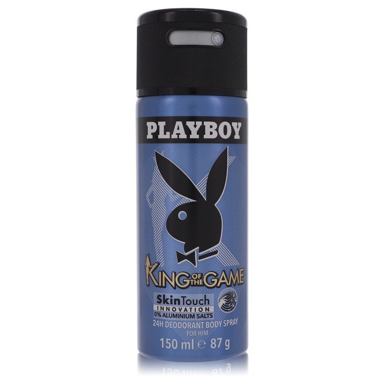 Playboy King of The Game by Playboy Deodorant Spray 5 oz (Men) - Caressed Parfum