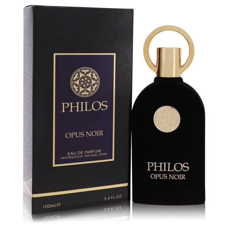Philos Opus Noir by Maison Alhambra Eau De Parfum Spray (Unisex) 3.4 oz (Men) - Caressed Parfum