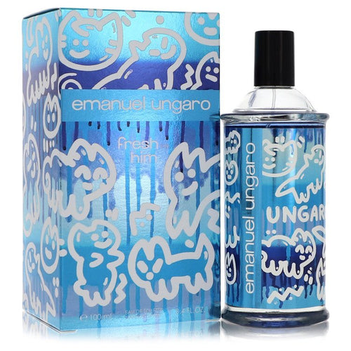Emanuel Ungaro Fresh For Him by Ungaro Eau De Toilette Spray 3.4 oz (Men) - Caressed Parfum