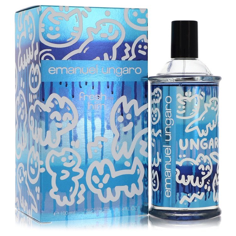 Emanuel Ungaro Fresh For Him by Ungaro Eau De Toilette Spray 3.4 oz (Men) - Caressed Parfum