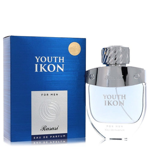 Rasasi Youth Ikon by Rasasi Eau De Parfum Spray 3.3 oz (Men) - Caressed Parfum