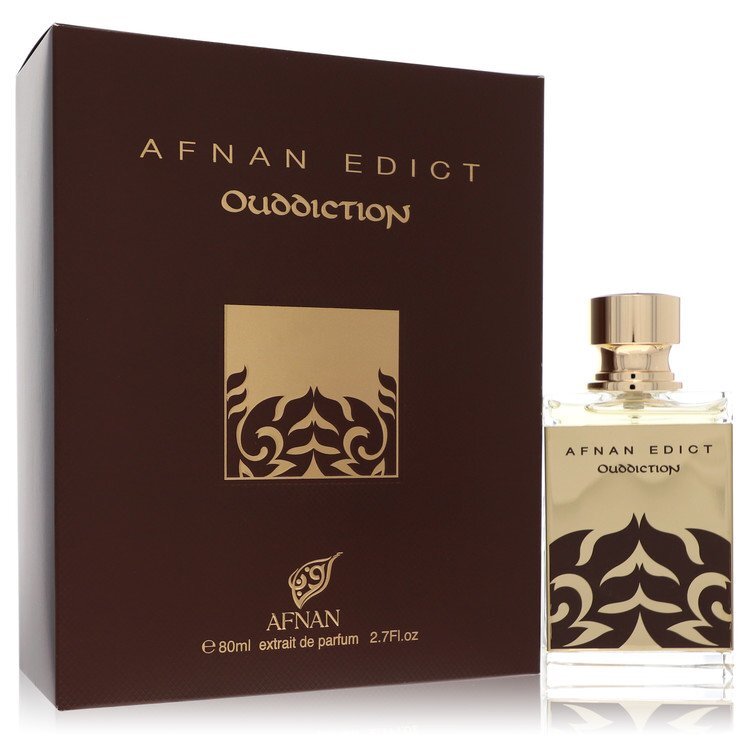 Afnan Edict Ouddiction by Afnan Extrait De Parfum Spray (Unisex) 2.7 oz (Women) - Caressed Parfum