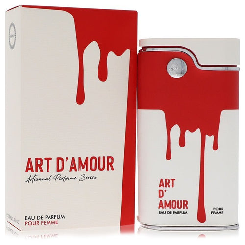 Armaf Art D' Amour by Armaf Eau De Parfum Spray 3.38 oz (Women) - Caressed Parfum
