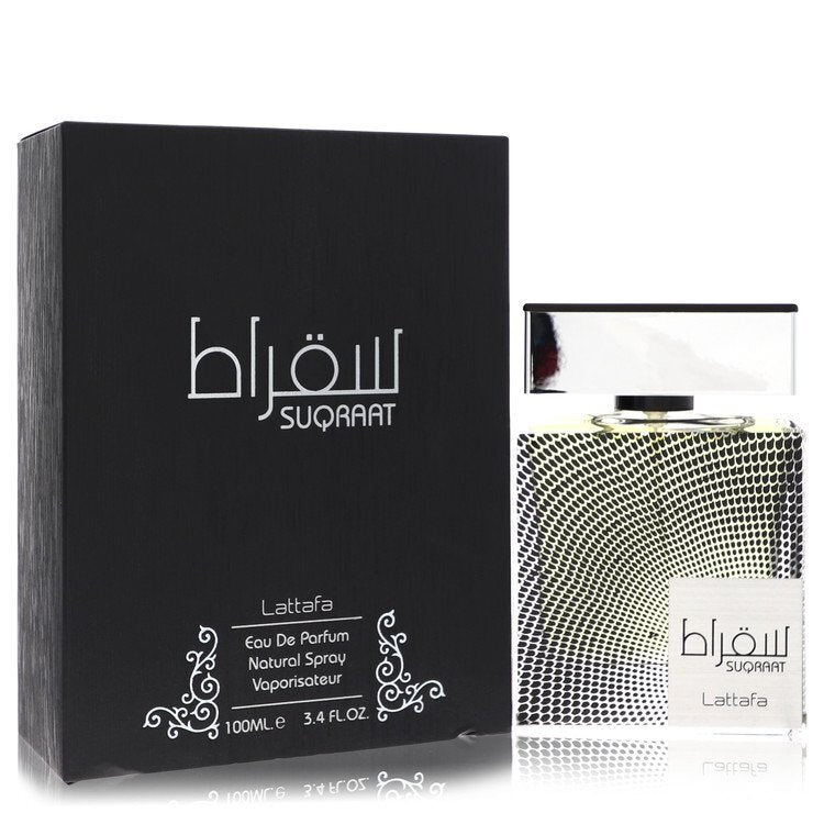 Lattafa Suqraat by Lattafa Eau De Parfum Spray 3.4 oz (Men) - Caressed Parfum