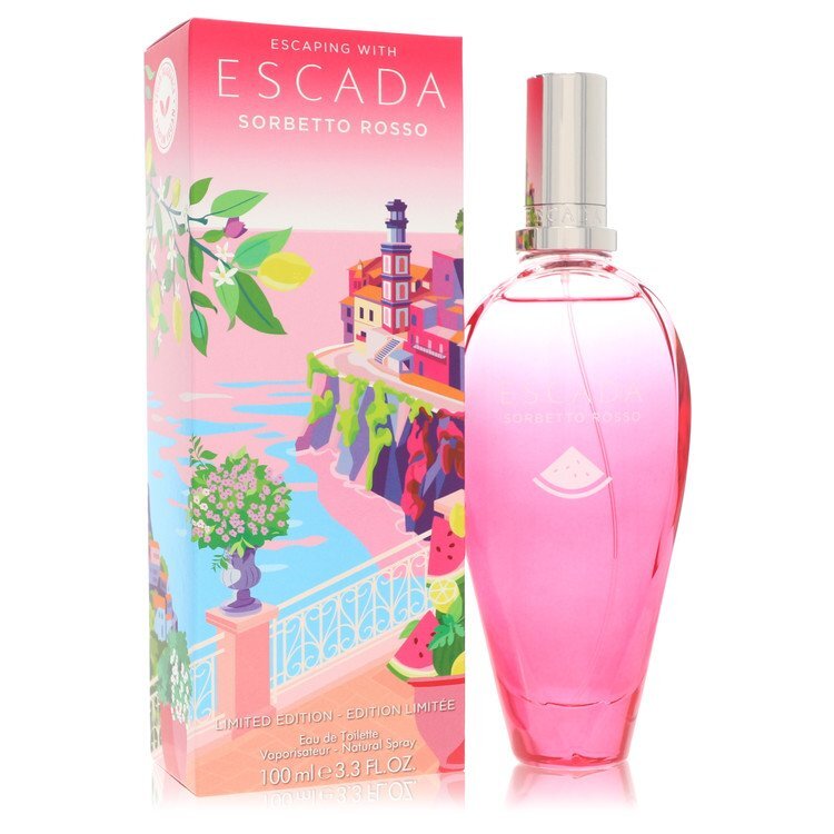 Escada Sorbetto Rosso by Escada Eau De Toilette Spray (Limited Edition) 3.3 oz (Women) - Caressed Parfum