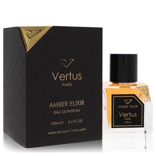Vertus Amber Elixir by Vertus Eau De Parfum Spray (Unisex) 3.4 oz (Men) - Caressed Parfum