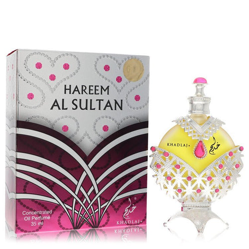 Khadlaj Hareem Al Sultan Silver by Khadlaj Concentrated Perfume Oil (Unisex) 1.18 oz (Women) - Caressed Parfum