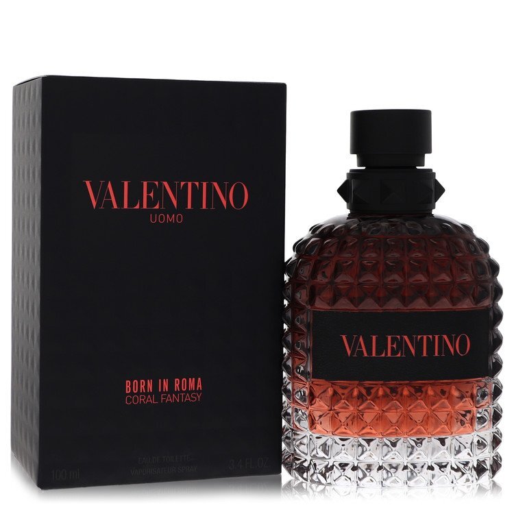 Valentino Uomo Born in Roma Coral Fantasy by Valentino Eau De Toilette Spray 3.4 oz (Men) - Caressed Parfum