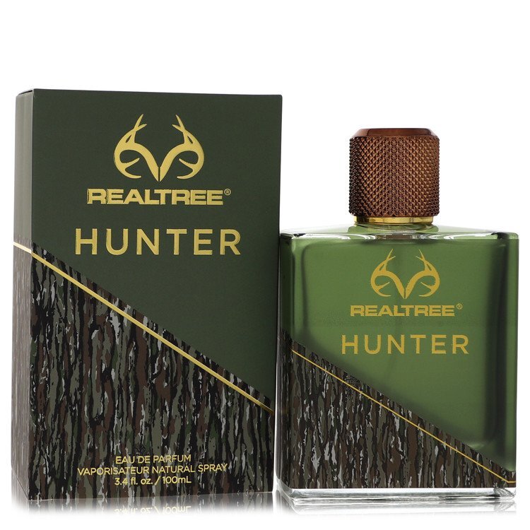 Realtree Hunter by Jordan Outdoor Eau De Parfum Spray 3.4 oz (Men) - Caressed Parfum