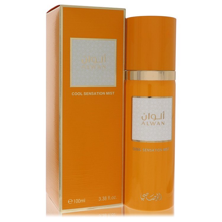 Rasasi Alwan by Rasasi Cool Sensation Mist (Unisex) 3.38 oz (Men) - Caressed Parfum