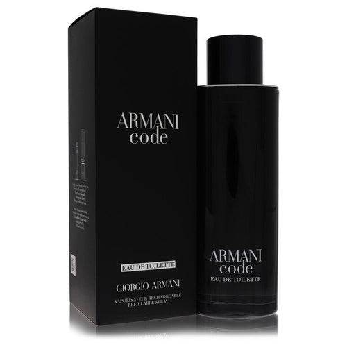 Armani Code by Giorgio Armani Eau De Toilette Spray Refillable 6.7 oz (Men) - Caressed Parfum