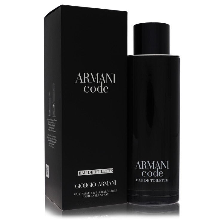 Armani Code by Giorgio Armani Eau De Toilette Spray Refillable 6.7 oz (Men) - Caressed Parfum