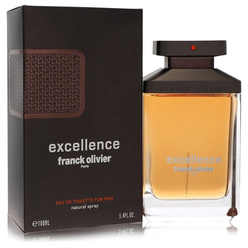 Franck Olivier Excellence by Franck Olivier Eau De Toilette Spray 3.4 oz (Men) - Caressed Parfum