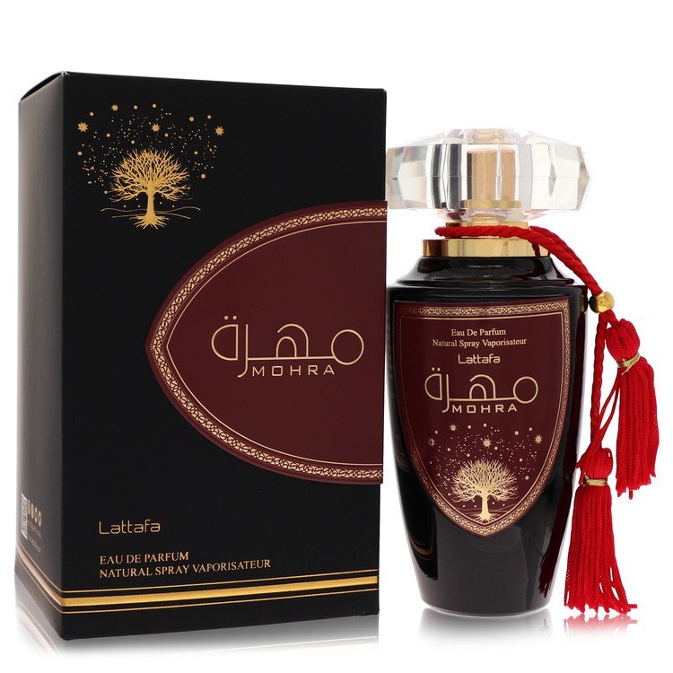 Lattafa Mohra by Lattafa Eau De Parfum Spray (Unisex) 3.4 oz (Men) - Caressed Parfum