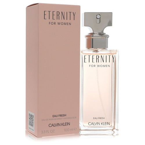 Eternity Eau Fresh by Calvin Klein Eau De Parfum Spray 3.4 oz (Women) - Caressed Parfum