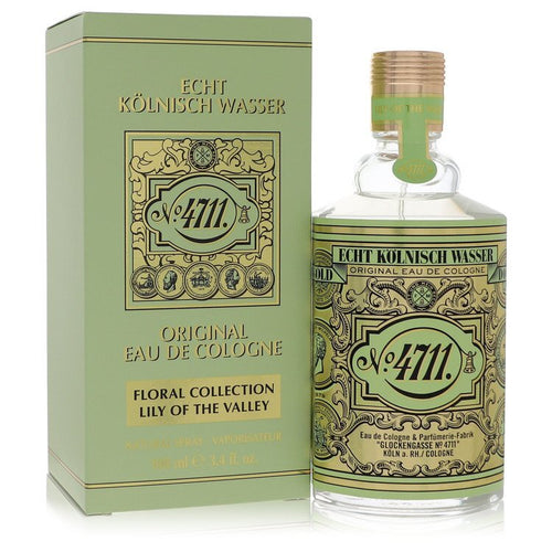 4711 Floral Collection Lily of the Valley by 4711 Eau De Cologne Spray (Unisex) 3.4 oz (Men) - Caressed Parfum